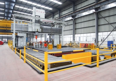 Fixed beam gantry mobile machining center 2