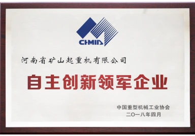 Leading independent innovation enterprise in China's heavy machinery industry