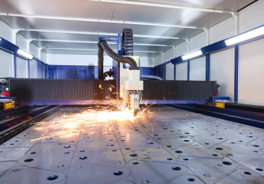 Ultra-high power fiber laser cutting machine