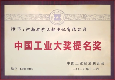 The 6th China Industry Awards Nomination Award