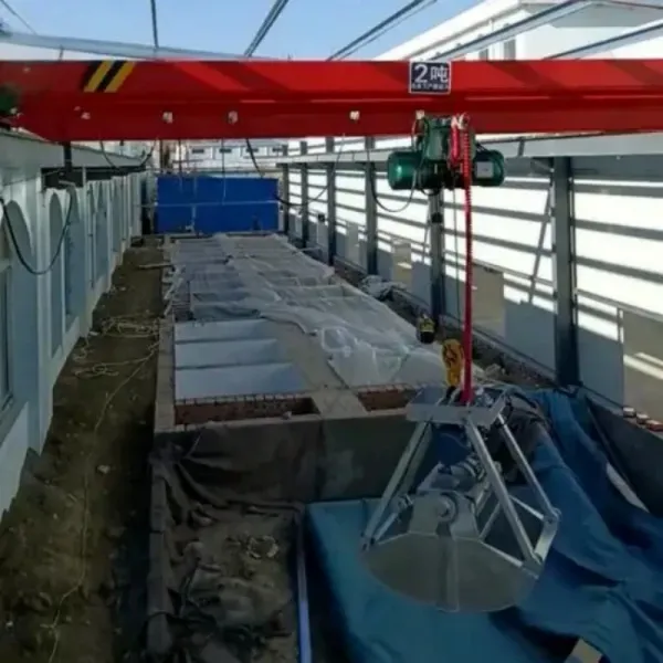 LZ Type Grab Bucket Single Girder Crane