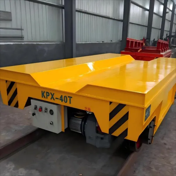 Rail-guided Electric Transfer Cart