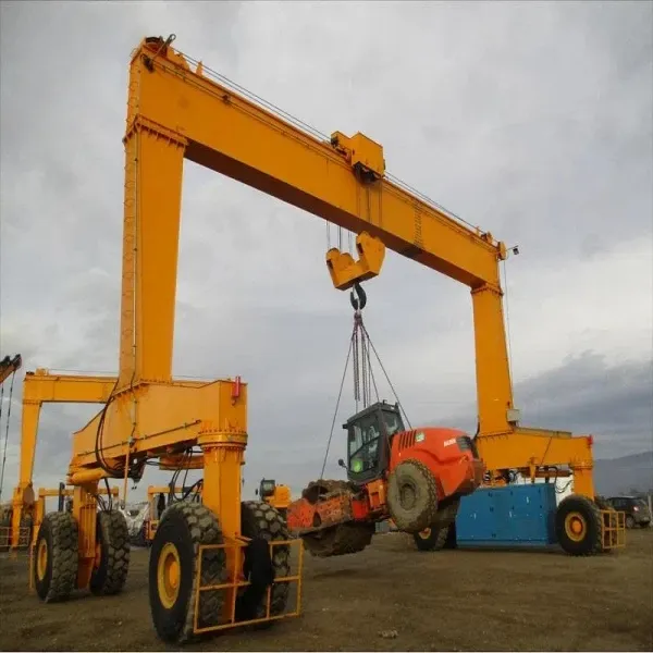 Single Girder Rubber-Tired Gantry Crane